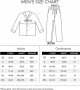 Men's Pajama Set Long Sleeve with Pocket Woven Cotton Knit Plaid Button-Down